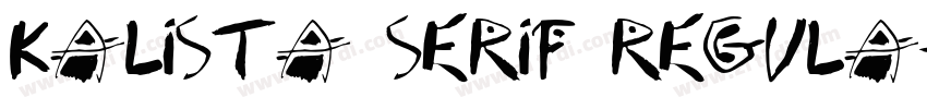Kalista Serif Regula字体转换